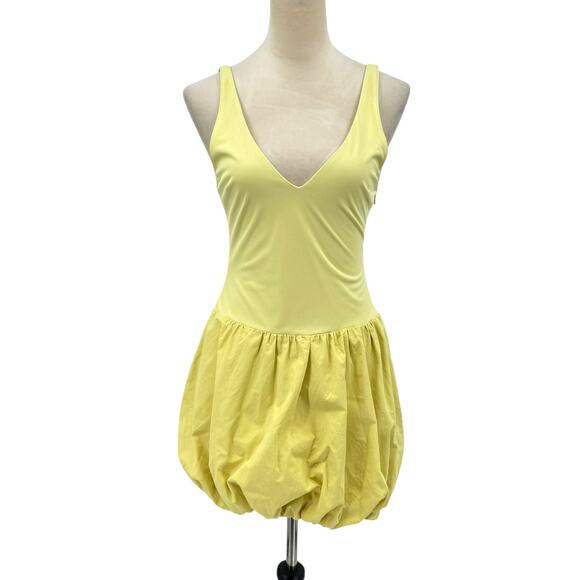 Zara Yellow Mini Dress - Picture 1 of 16